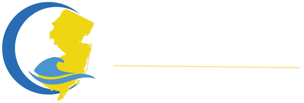 Jersey Strong Coastal Coalition Logo in White